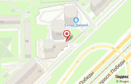 Продуктовый рай на проспекте Победы на карте