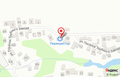 Перекресток в Правобережном районе на карте