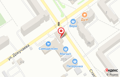 Магазин Овощи и Фрукты на Стахановской улице на карте