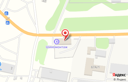 Шиномонтажная мастерская в Рубцовске на карте