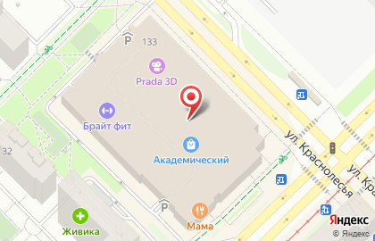 Салон мебели Tocca Ferro на улице Краснолесья на карте