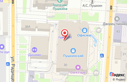 Бильярдный клуб на улице Ленина на карте