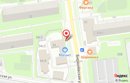 Супермаркет Магнит в Москве на карте