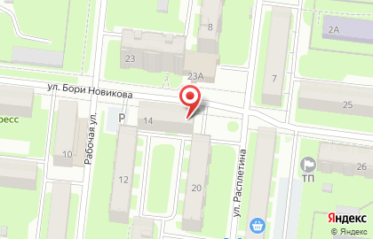Продовольственный магазин в Ярославле на карте