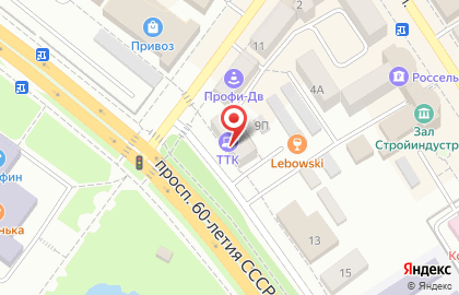 ТТК на Советской улице на карте