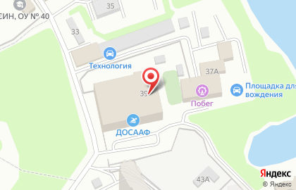 Бассейн учебно-спортивный центр ДОСААФ на карте