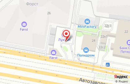 АЗС ЛУКОЙЛ на Автозаводской улице на карте
