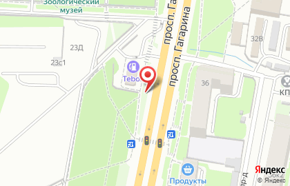 ОАО Банкомат, КБ Петрокоммерц на проспекте Гагарина на карте