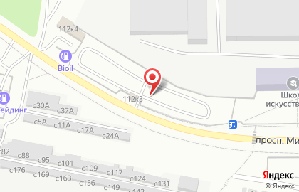 Автостоянка Сова в Советском районе на карте