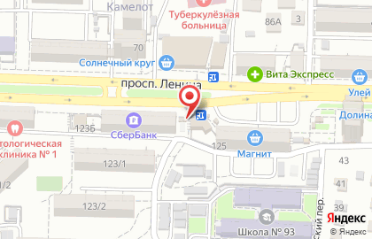 Блинная Вкуснолюбов на проспекте Ленина, 123/2 киоск на карте