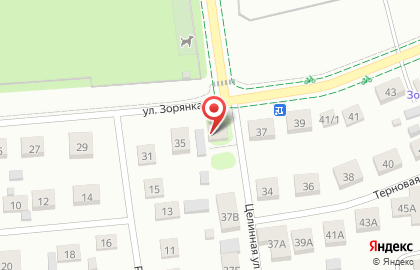 Зорянка на карте