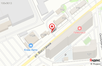Шиномонтажная мастерская в Московском районе на карте