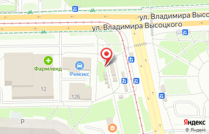 Магазин и киоск по продаже хлебобулочных изделий Вира на улице Владимира Высоцкого на карте