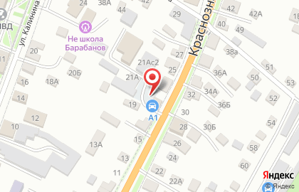 Юридическая компания Союз на Краснознамённой улице на карте