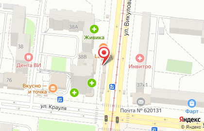 Пекарня Хлебничная на улице Викулова на карте