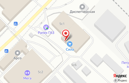 Магазин инструмента Сила на Заводской улице на карте