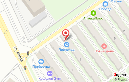 Ветеринарная клиника Леопольд на бульваре Ивана Финютина на карте