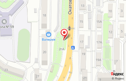 Мост Окатовая на карте