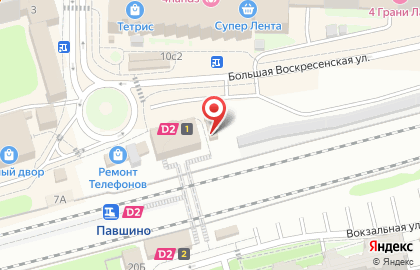 Киоск фастфудной продукции, г. Красногорск на Волоколамской на карте