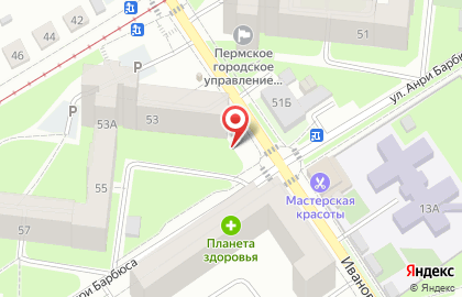 Продуктовый магазин в Перми на карте