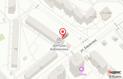 Центральная детская библиотека в Москве на карте