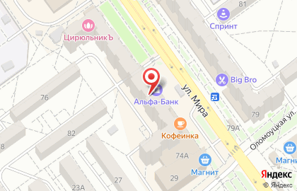 Банк Москвы в Волгограде на карте