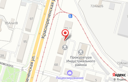 Управление МВД России по г. Хабаровску Отделение по Индустриальному району отдела по вопросам миграции в Индустриальном районе на карте
