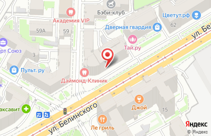 Магазин автозапчастей Exist.ru в Нижегородском районе на карте