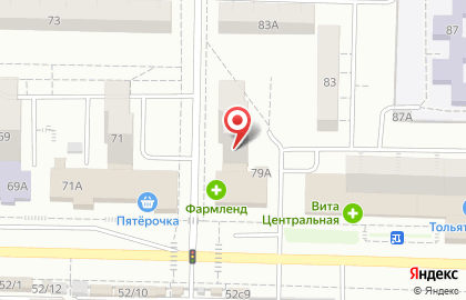 Салон оптики Прозрение в Комсомольском районе на карте