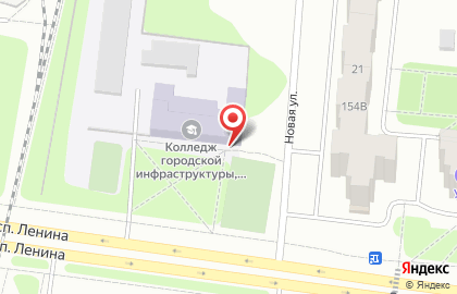 Рыбинский колледж городской инфраструктуры на проспекте Ленина на карте