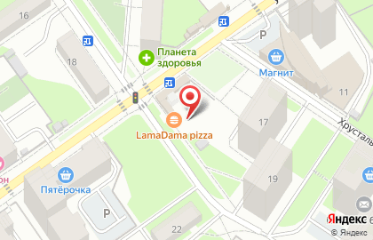 Автостоянка в Перми на карте