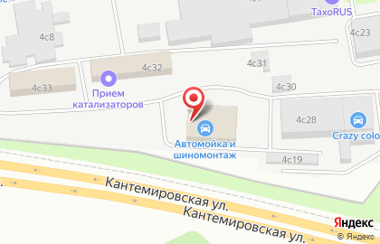 Автокомплекс Лорриплюс на метро Нагорная на карте