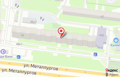 Компания IT технология на улице Металлургов на карте
