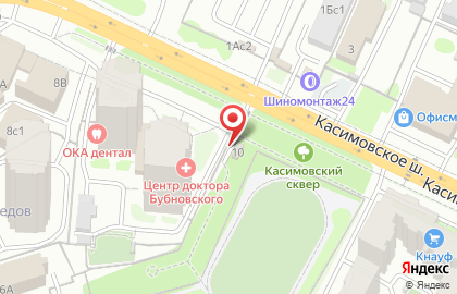 Шиномонтажная мастерская на Касимовском шоссе на карте