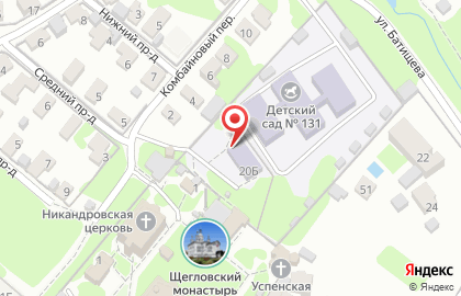 Спортивная школа Восток в Пролетарском районе на карте
