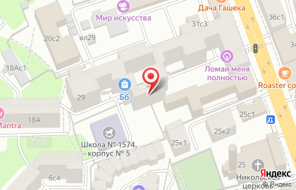 Бюро переводов ИноСлов на Долгоруковской улице на карте