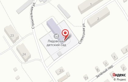 Десткий сад на карте