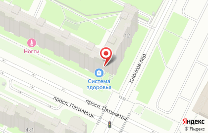 Магазин товаров из Финляндии в Санкт-Петербурге на карте