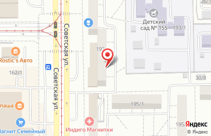Народный на Советской улице на карте