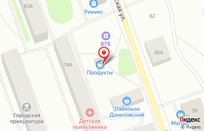 Торговый павильон Даниловский на карте