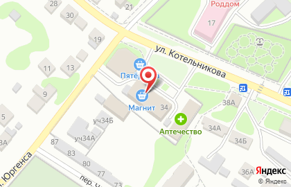 Магазин детских товаров Наше солнышко на улице Котельникова на карте