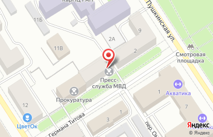 МВД по Республике Карелия на улице Германа Титова на карте