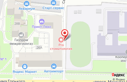 Компания KLIMAT на проспекте Максима Горького на карте