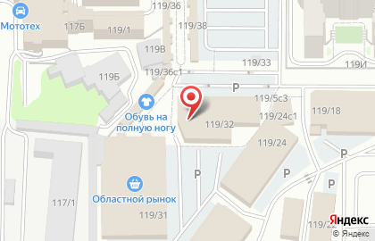 Швейная мастерская на проспекте Фрунзе на карте