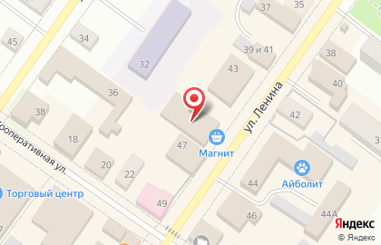 Фирменный салон Tele2 на улице Ленина на карте