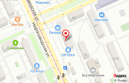 Автошкола ЕРМАК на Нефтезаводской улице на карте