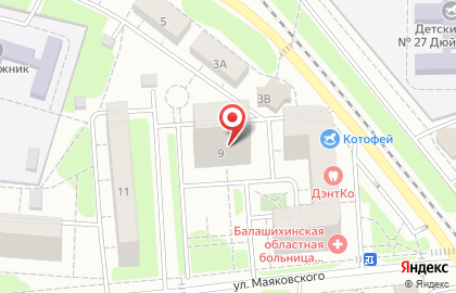 Дент ко. на улице Маяковского на карте