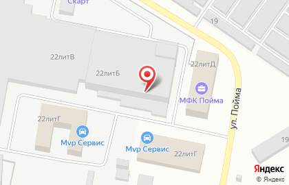 ООО ФОРСАЖ на улице Пойма на карте