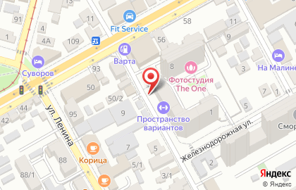 ЖАСО в Центральном округе на карте