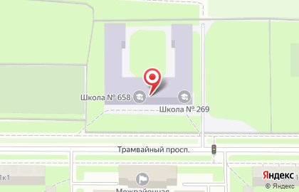 Средняя общеобразовательная школа №269, Кировский район на карте